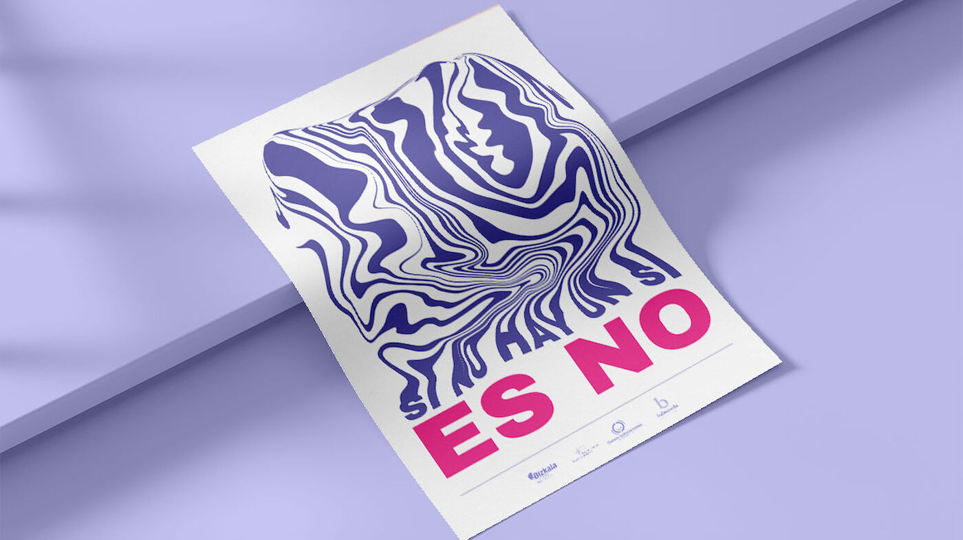 Spanish poster: If there is no yes, it is no